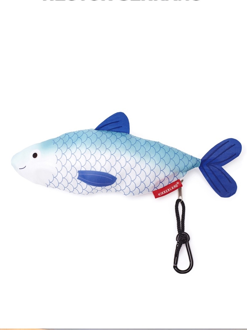 Kikkerland Fish Produce bags, set of 4 reusable produce bags in a fish pouch
